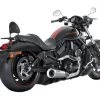 Akrapovic Open-Line 2-Into-1 Exhaust System For Harley V-Rod 2009-2017 Natural Titanium [Previously Installed]