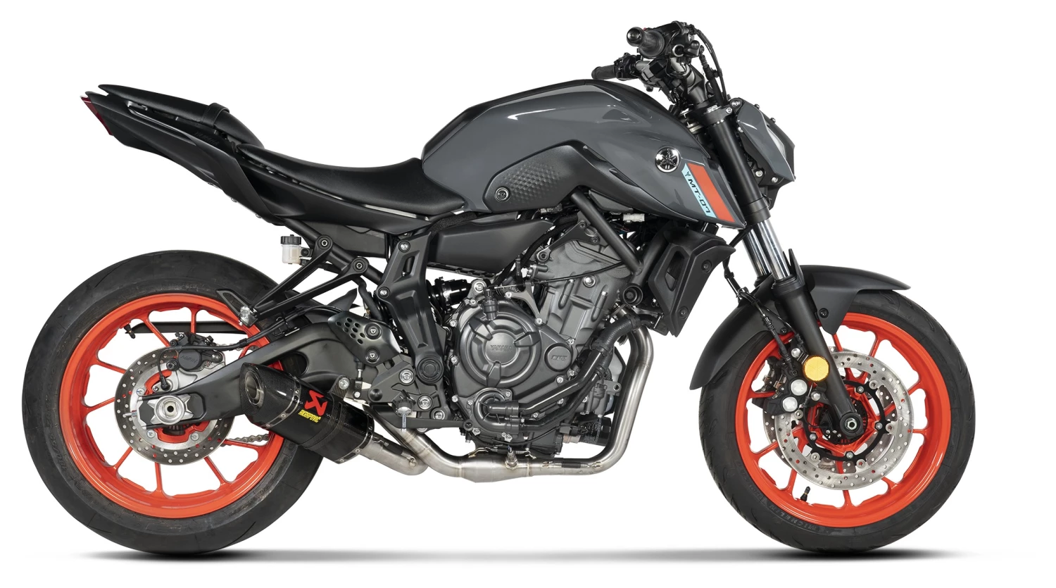 Full System Akrapovic Racing Exhaust System Yamaha FZ-07 / MT-07 / XSR700 2015-2022 - Image 2