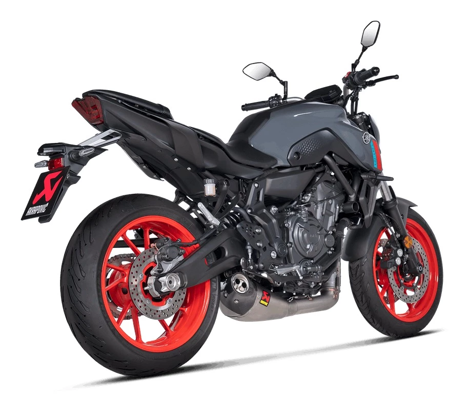 Full System Akrapovic Racing Exhaust System Yamaha FZ-07 / MT-07 / XSR700 2015-2022 - Image 6