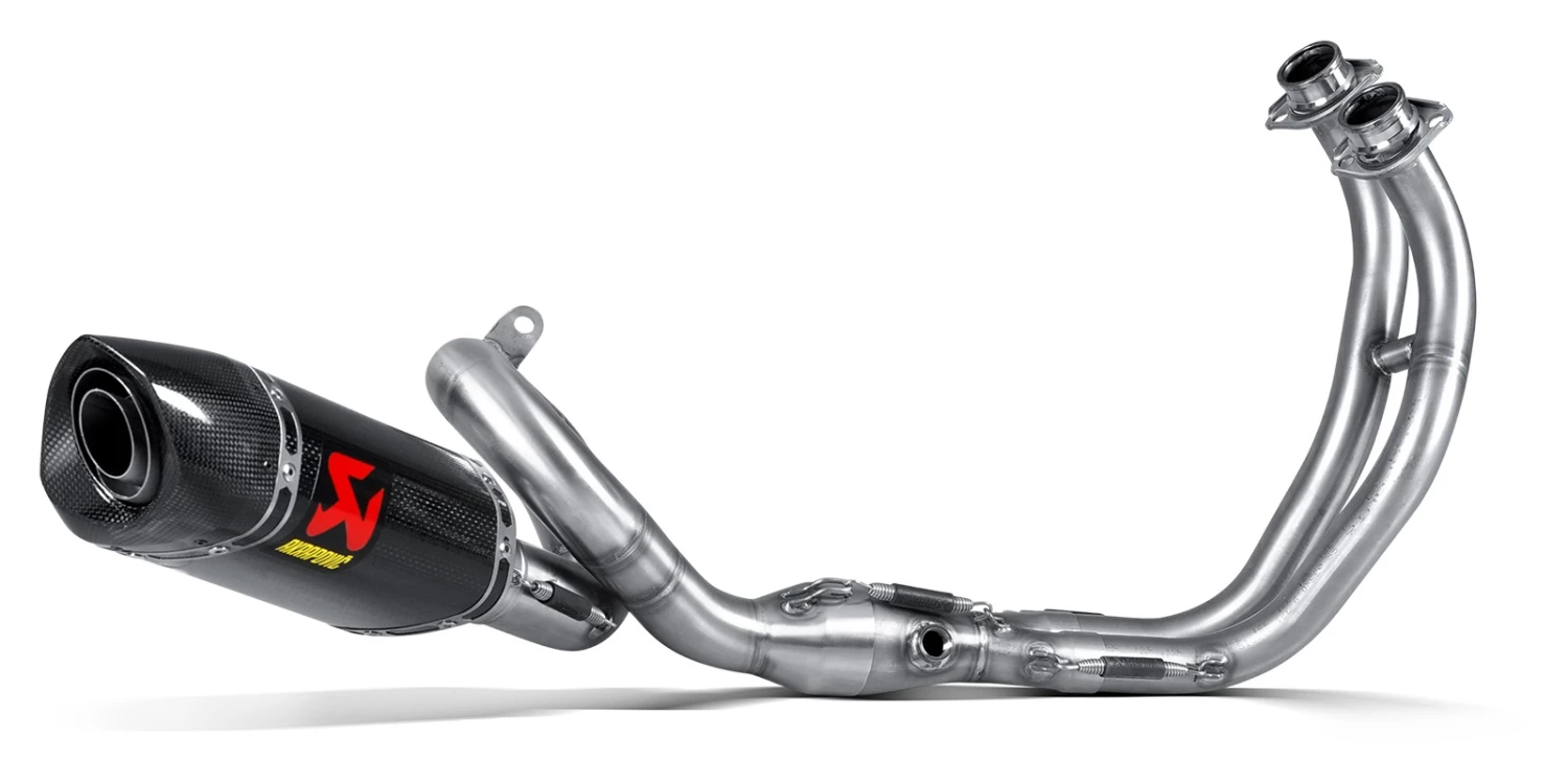 Full System Akrapovic Racing Exhaust System Yamaha FZ-07 / MT-07 / XSR700 2015-2022