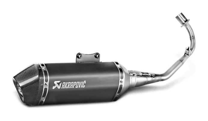 Full System Akrapovic Exhaust System Vespa Primavera 150 IGet / Sprint 150 IGet 2016-2018