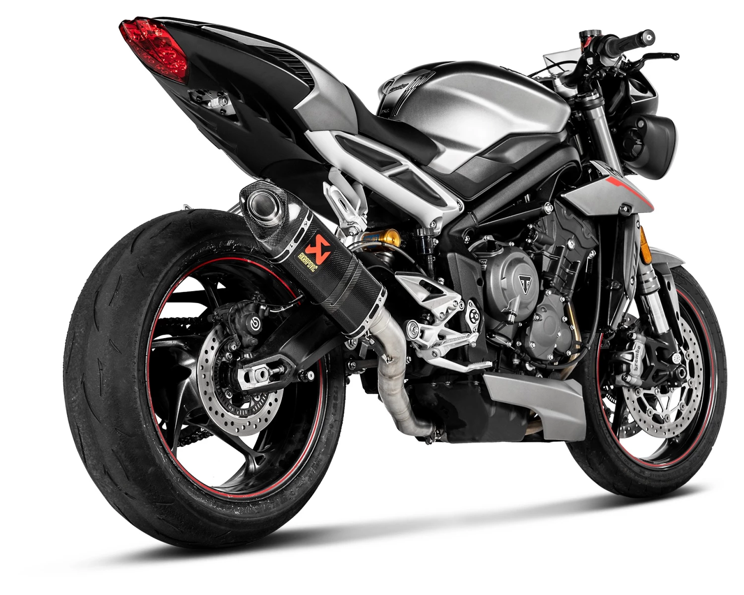 Akrapovic Slip-On Exhaust Triumph Street Triple 765 R / RS / S 2017-2019 - Image 2