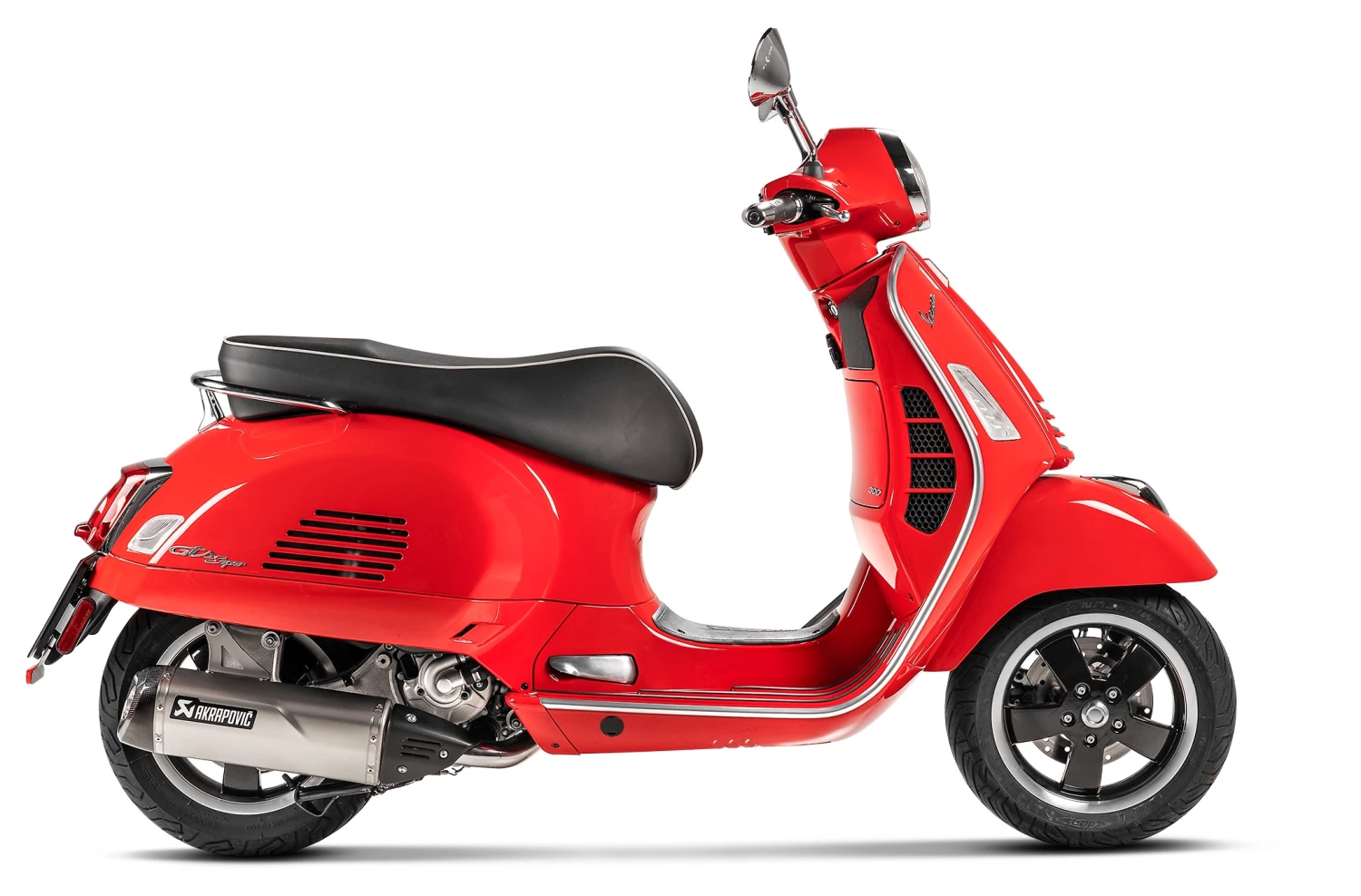 Akrapovic Slip-On Exhaust Vespa GTV / GTS - Image 2