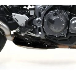 Arrow Exhaust Exhaust Heat Shields Arrow Carbon Fiber Heat Shield Kawasaki Z900 2017-2022