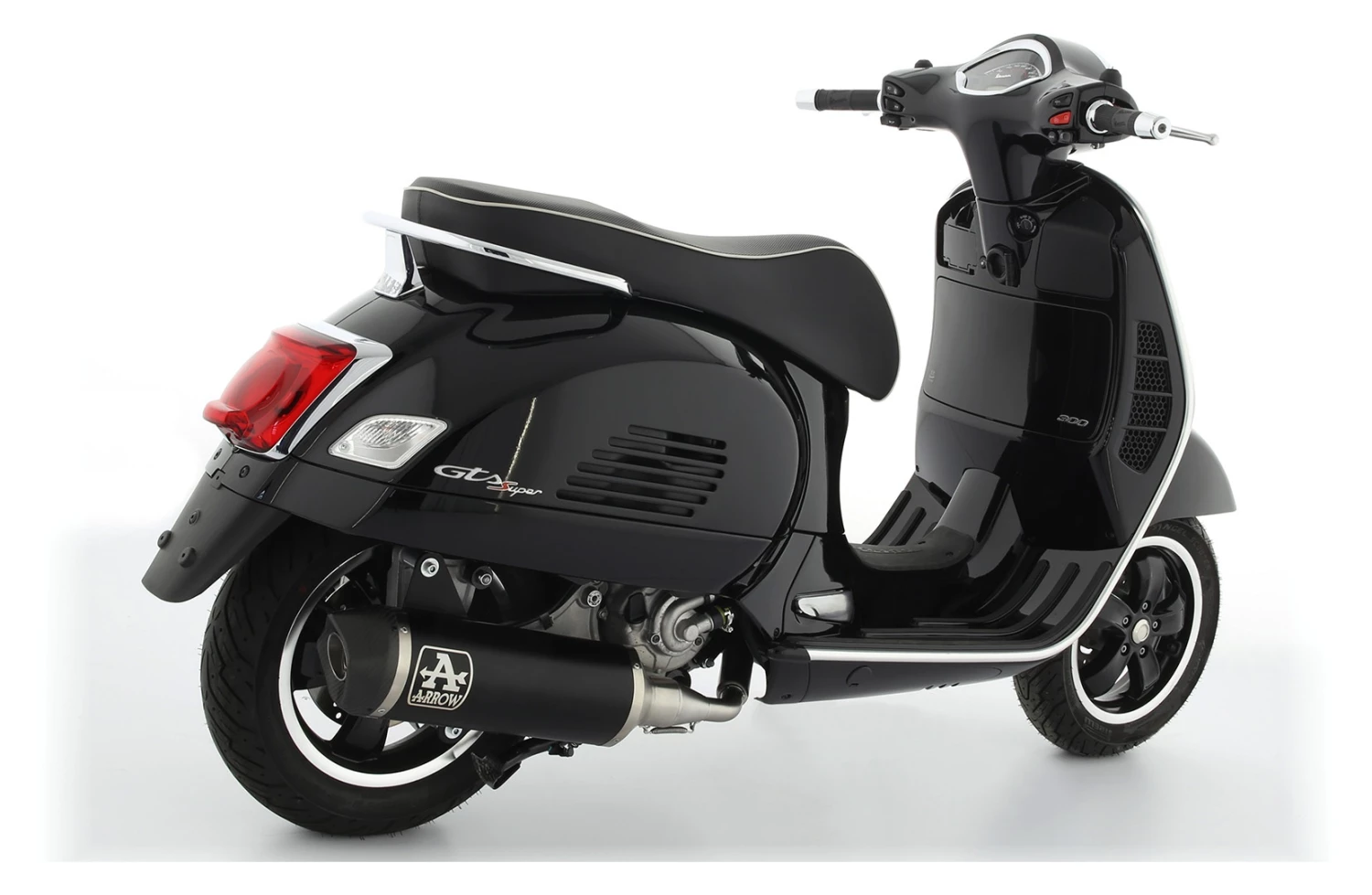 Arrow Exhaust Full System Arrow Urban Slip-On Exhaust Vespa GTS 300 2021-2022 - Image 2