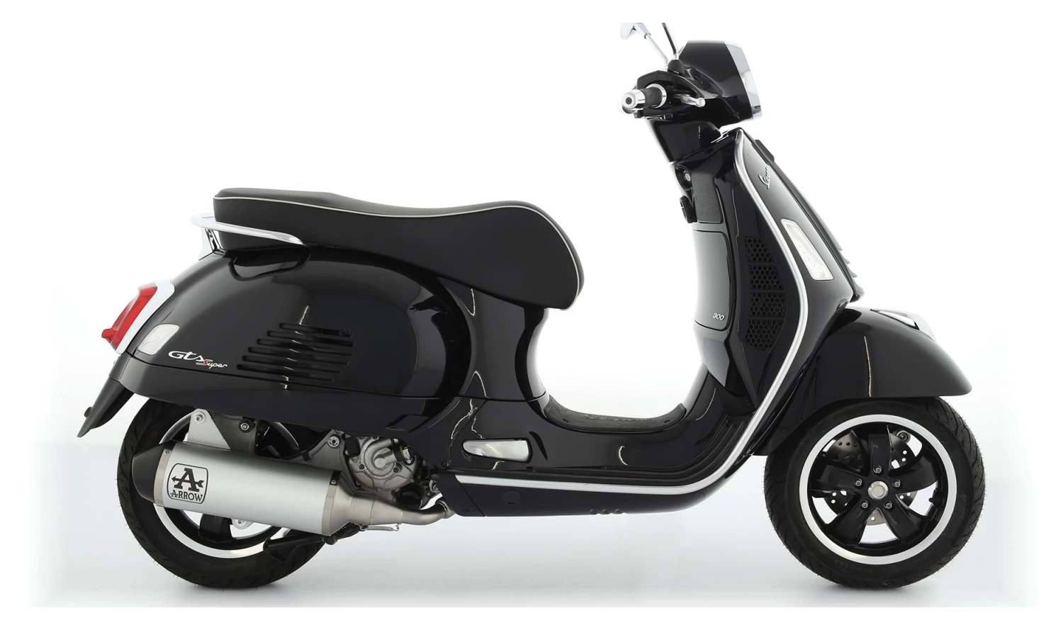 Arrow Exhaust Full System Arrow Urban Slip-On Exhaust Vespa GTS 300 2021-2022 - Image 3