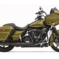 Bassani Exhaust Bassani 4" Megaphone Slip-On Mufflers For Harley Touring 2017-2022