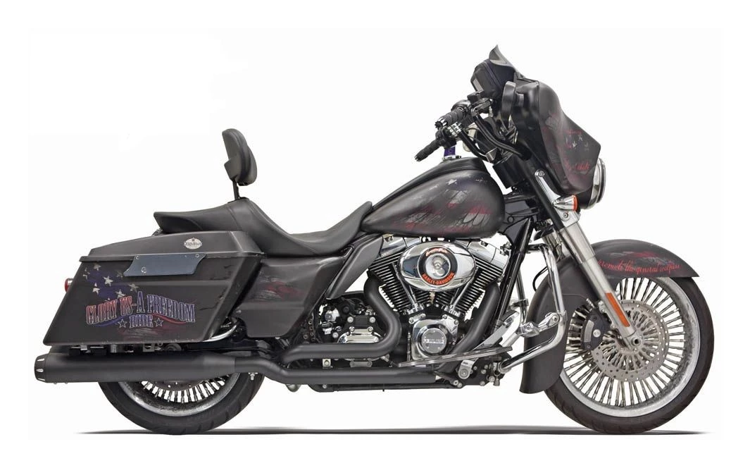 Bassani Exhaust Bassani True Dual Down Under Headers For Harley Touring