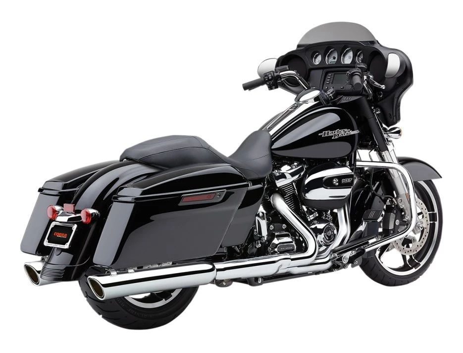Exhaust Cobra 909 Slip-On Mufflers For Harley - Image 3