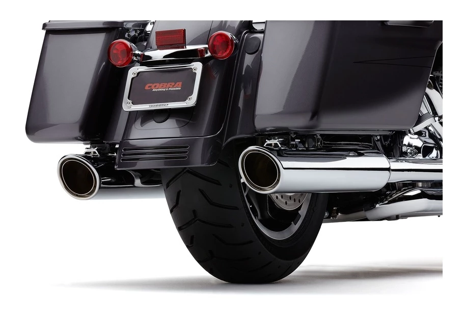 Exhaust Cobra 909 Slip-On Mufflers For Harley - Image 5