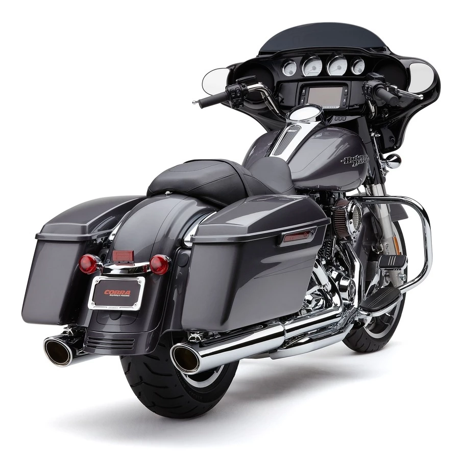 Exhaust Cobra 909 Slip-On Mufflers For Harley