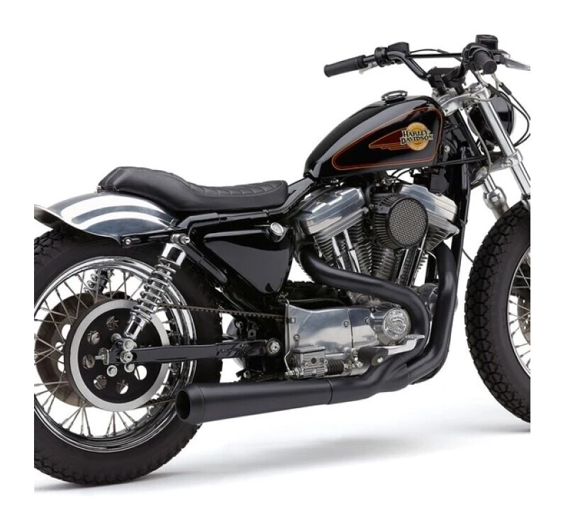 Cobra El Diablo 2-Into-1 Exhaust For Harley Sportster 1986-2003 Black [Open Box]