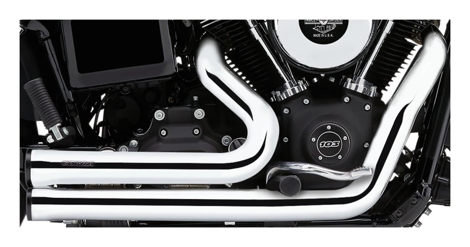 Cobra Speedster Shorts RPT Exhaust For Harley - Image 2