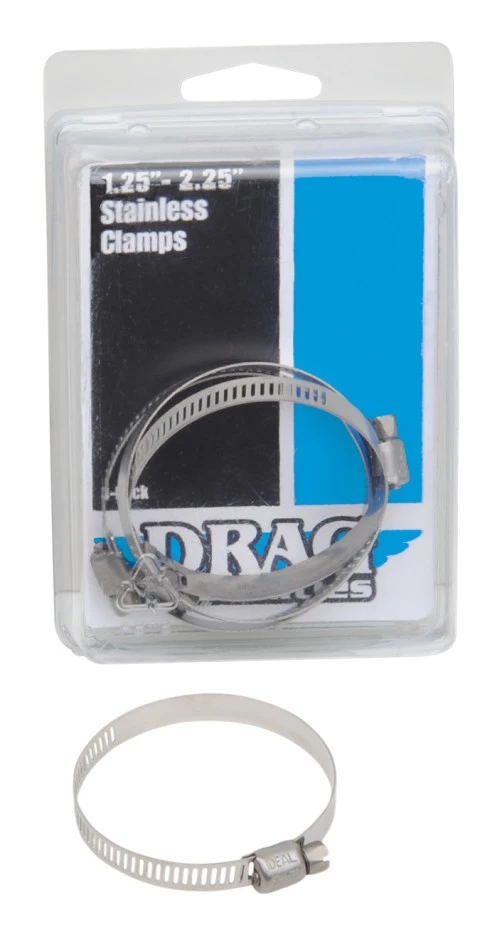 Exhaust Drag Specialties Stainless Steel Hose Clamps
