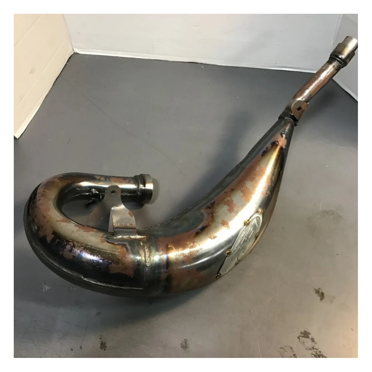 Headers FMF Factory Fatty Pipe Yamaha YZ125 / YZ125X 2005-2022 Unplated Carbon Steel [Blemished - Very Good] - Image 3