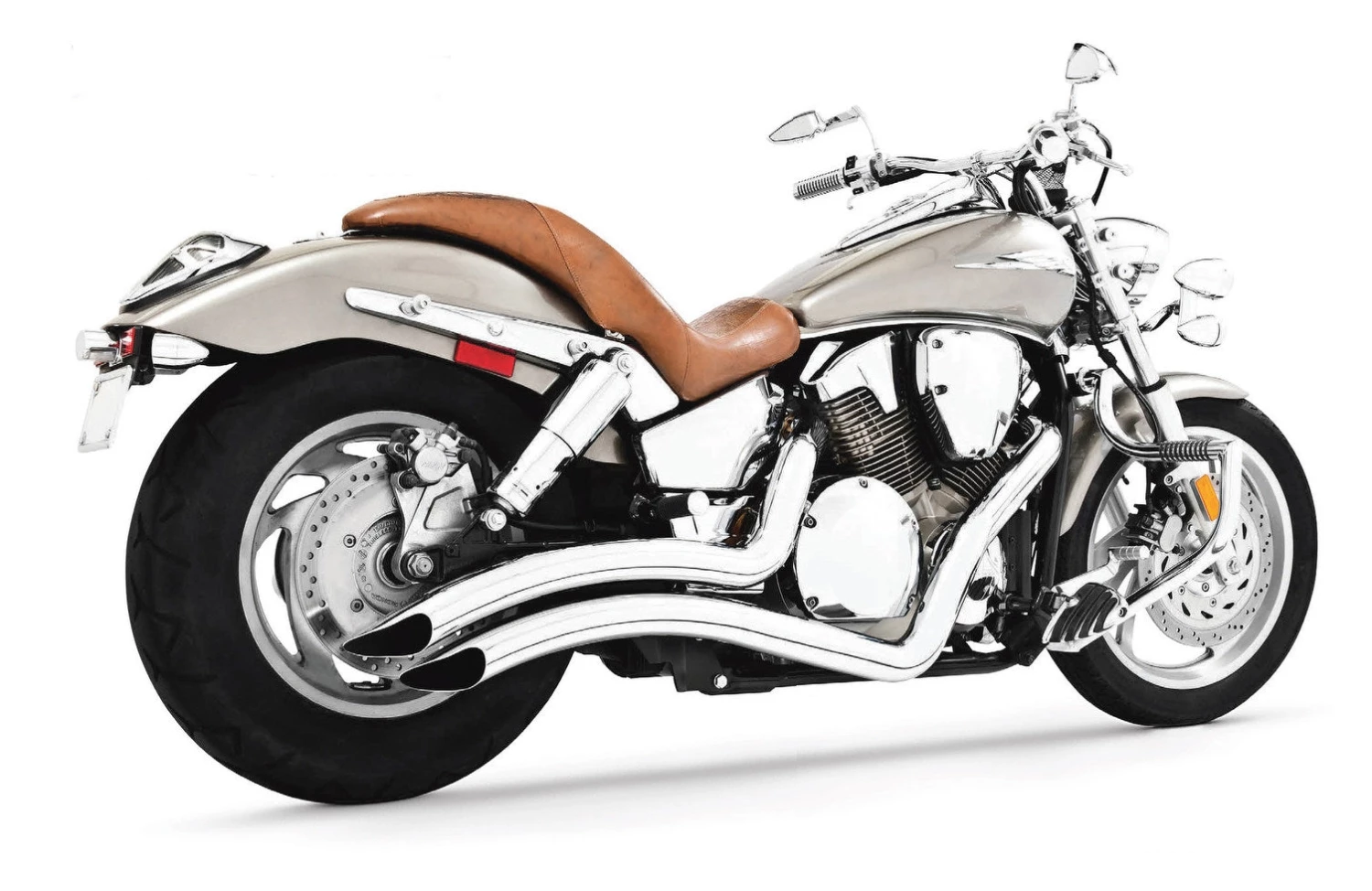 Freedom Performance Exhaust Full System Freedom Performance Sharp Curve Radius Exhaust For Metric Cruisers - Image 2