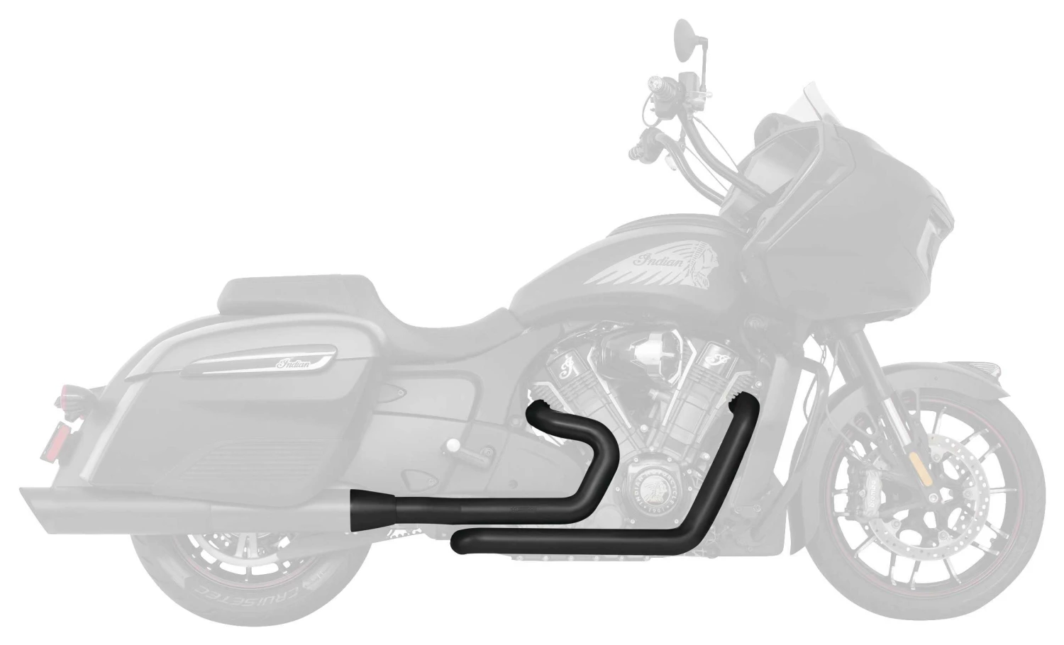 Freedom Performance Exhaust Freedom Performance True Dual Headers For Indian - Image 2