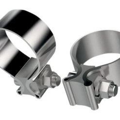 Exhaust Accessories Khrome Werks Stainless Steel Exhaust Clamps For Harley