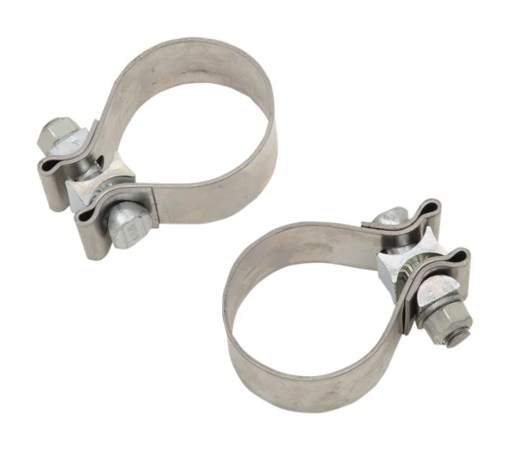 Exhaust Accessories Khrome Werks Stainless Steel Exhaust Clamps For Harley Touring 1995-2016