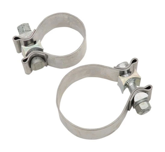 Exhaust Accessories Khrome Werks Stainless Steel Exhaust Clamps For Harley Touring 2017-2022