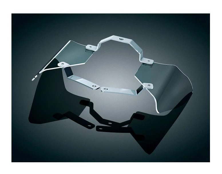 Exhaust Heat Shields Kuryakyn Saddle Shield Heat Deflectors For Harley - Image 3
