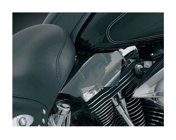 Exhaust Heat Shields Kuryakyn Saddle Shield Heat Deflectors For Harley - Image 4