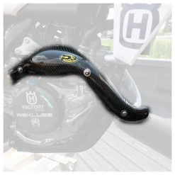 Exhaust Heat Shields P3 Carbon Fiber Heat Shield For FMF Megabomb KTM / Husqvarna / Gas Gas 450cc 2018-2023