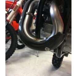 Exhaust Heat Shields P3 Carbon Fiber MAXCoverage Heat Shield KTM 350 EXC-F / XCF-W / Husqvarna FE350S 2020-2023 OEM Header [Open Box]