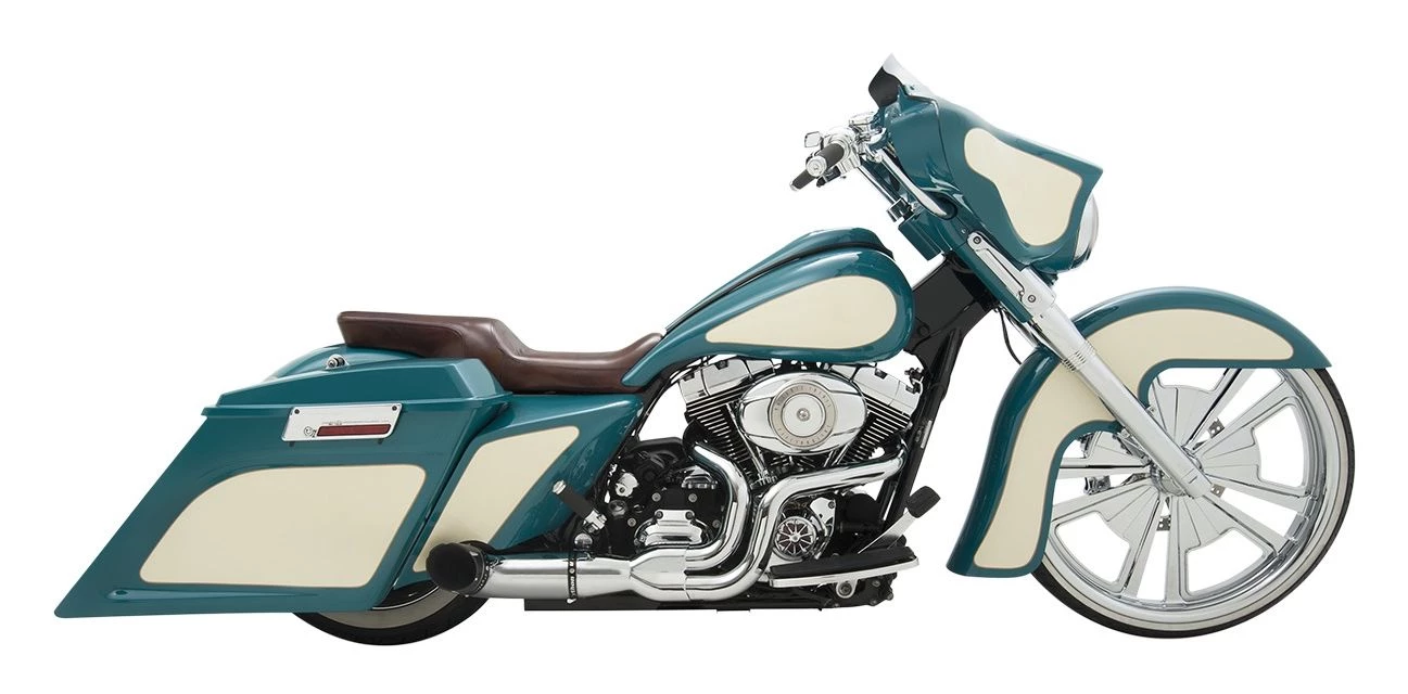 Python Exhaust Python Rayzer 2-Into-1 Exhaust For Harley Touring - Image 3