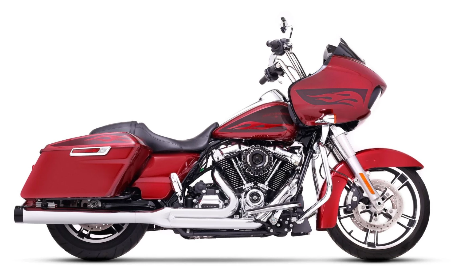 Rinehart Exhaust Full System Rinehart 2-Into-1 Exhaust For Harley