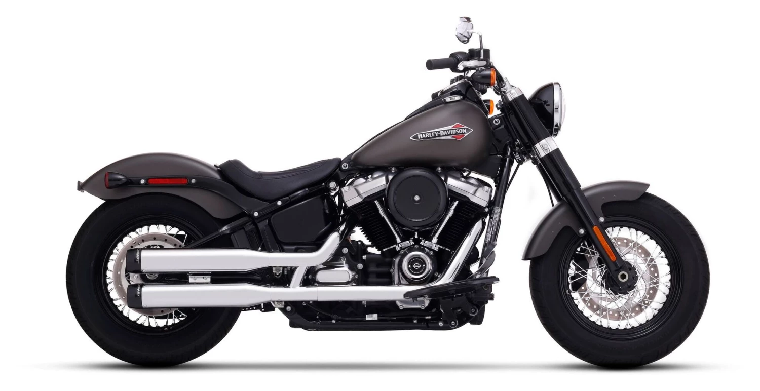 Rinehart Exhaust Exhaust Rinehart 3 1/2" Slip-On Mufflers For Harley Softail