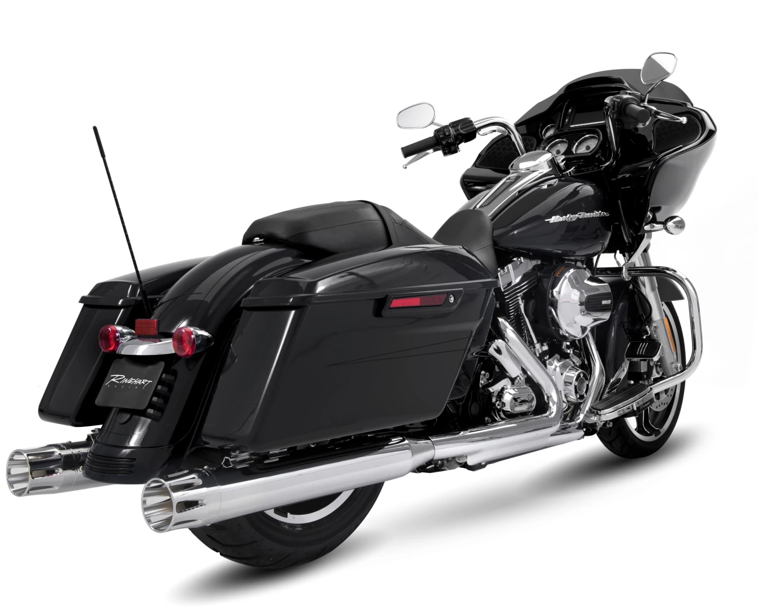 Rinehart Exhaust Rinehart 4" Merge Slip-On Mufflers For Harley Touring - Image 3