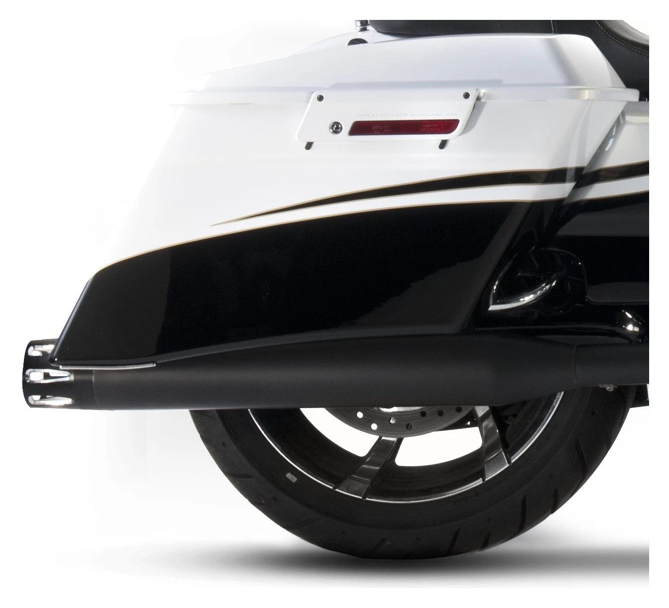 Rinehart Exhaust Rinehart 4" Merge Slip-On Mufflers For Harley Touring