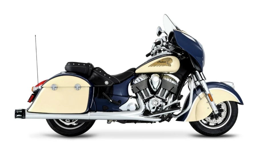 Rinehart Exhaust Exhaust Rinehart 4" Merge Slip-On Mufflers For Indian - Image 2