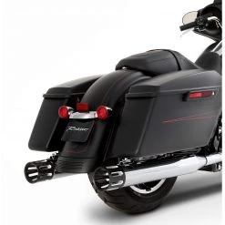 Rinehart Exhaust Rinehart 4" Slotted Slip-On Mufflers For Harley Touring