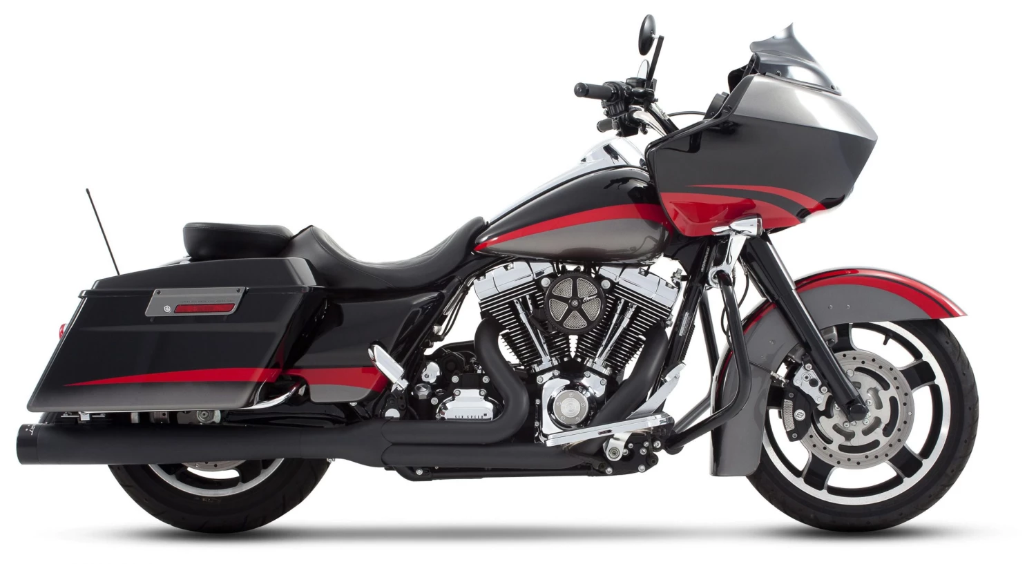 Rinehart Exhaust Full System Rinehart 2-Into-1 Exhaust For Harley - Image 2