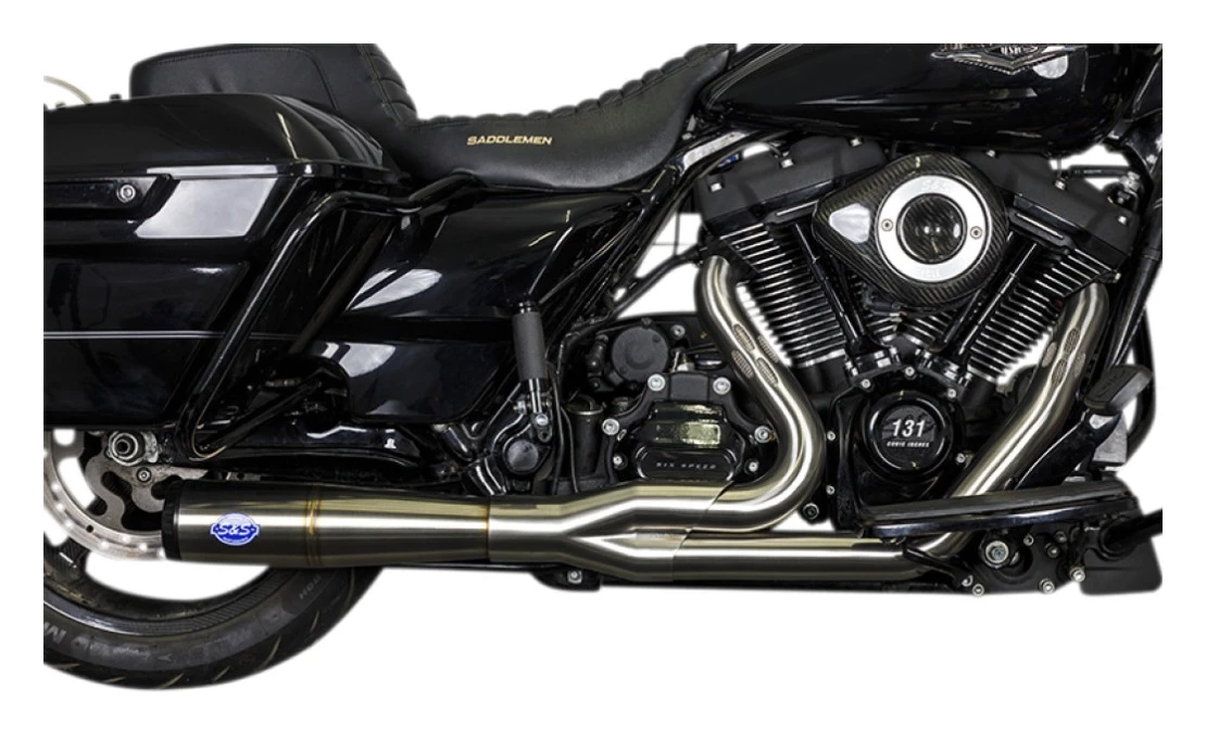 S&S Cycle Full System S&S Diamondback 2-1 Race Only Exhaust System For Harley Touring 2017-2022