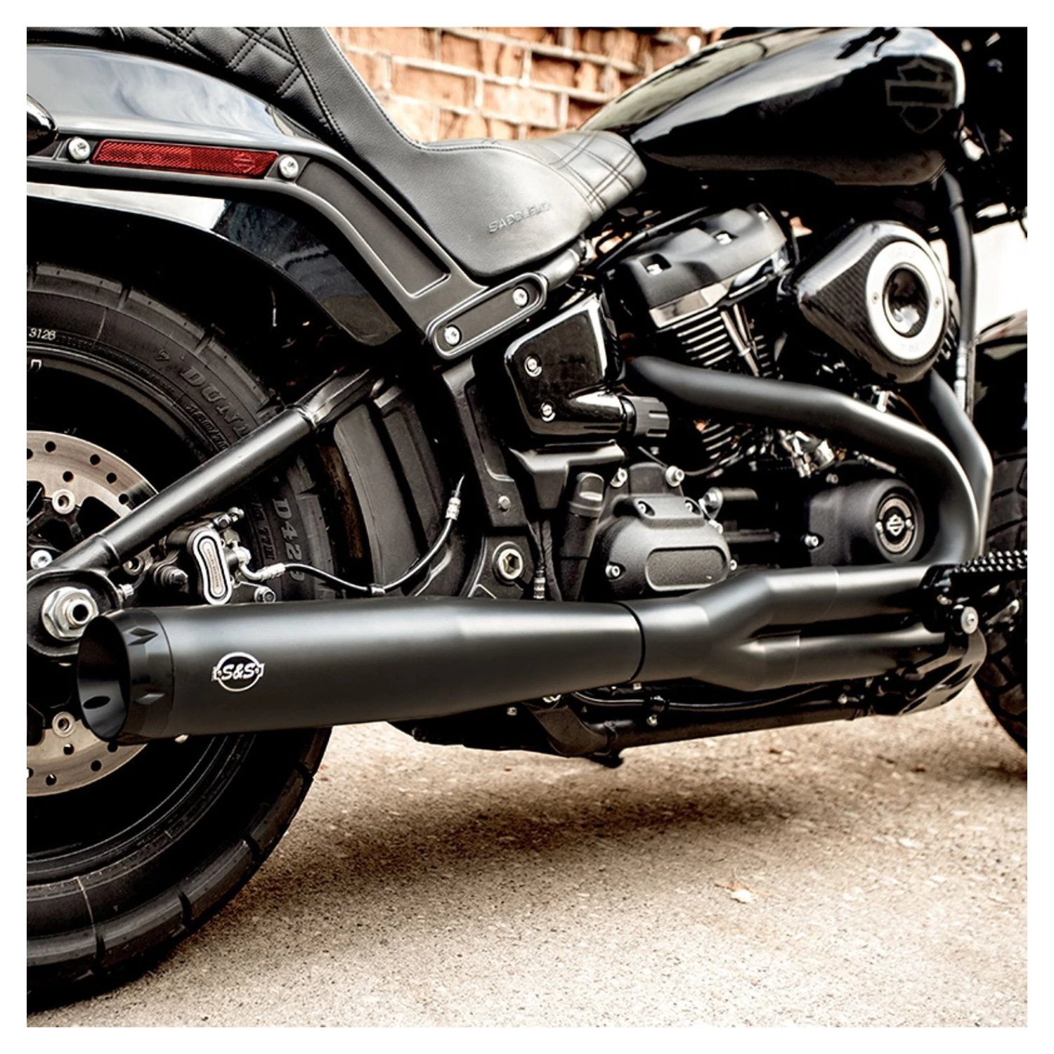 S&S Cycle S&S SuperStreet 2-Into-1 Exhaust For Harley - Image 2