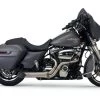 Supertrapp Exhaust Bootlegger Stainless 2-Into-1 For Harley Touring