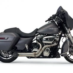Supertrapp Exhaust Bootlegger Stainless 2-Into-1 For Harley Touring