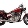 Full System Supertrapp Exhaust Fat Shot 2-Into-1 For Harley