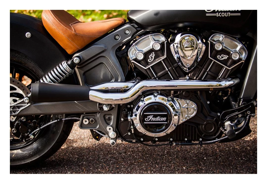 Full System Trask 2-Into-1 Exhaust System For Indian Scout 2015-2022 - Image 2