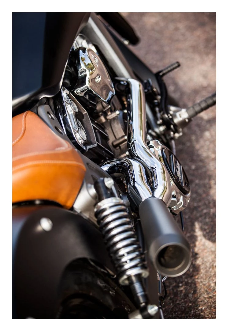 Full System Trask 2-Into-1 Exhaust System For Indian Scout 2015-2022 - Image 3