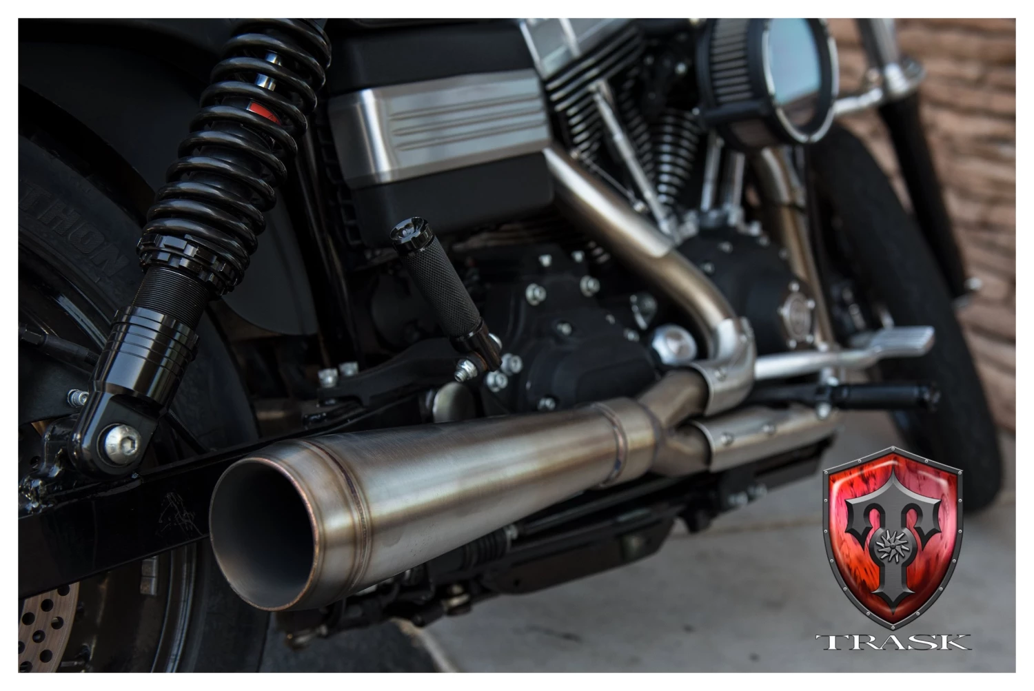 Trask Assault 2-Into-1 Stainless Exhaust For Harley - Image 6