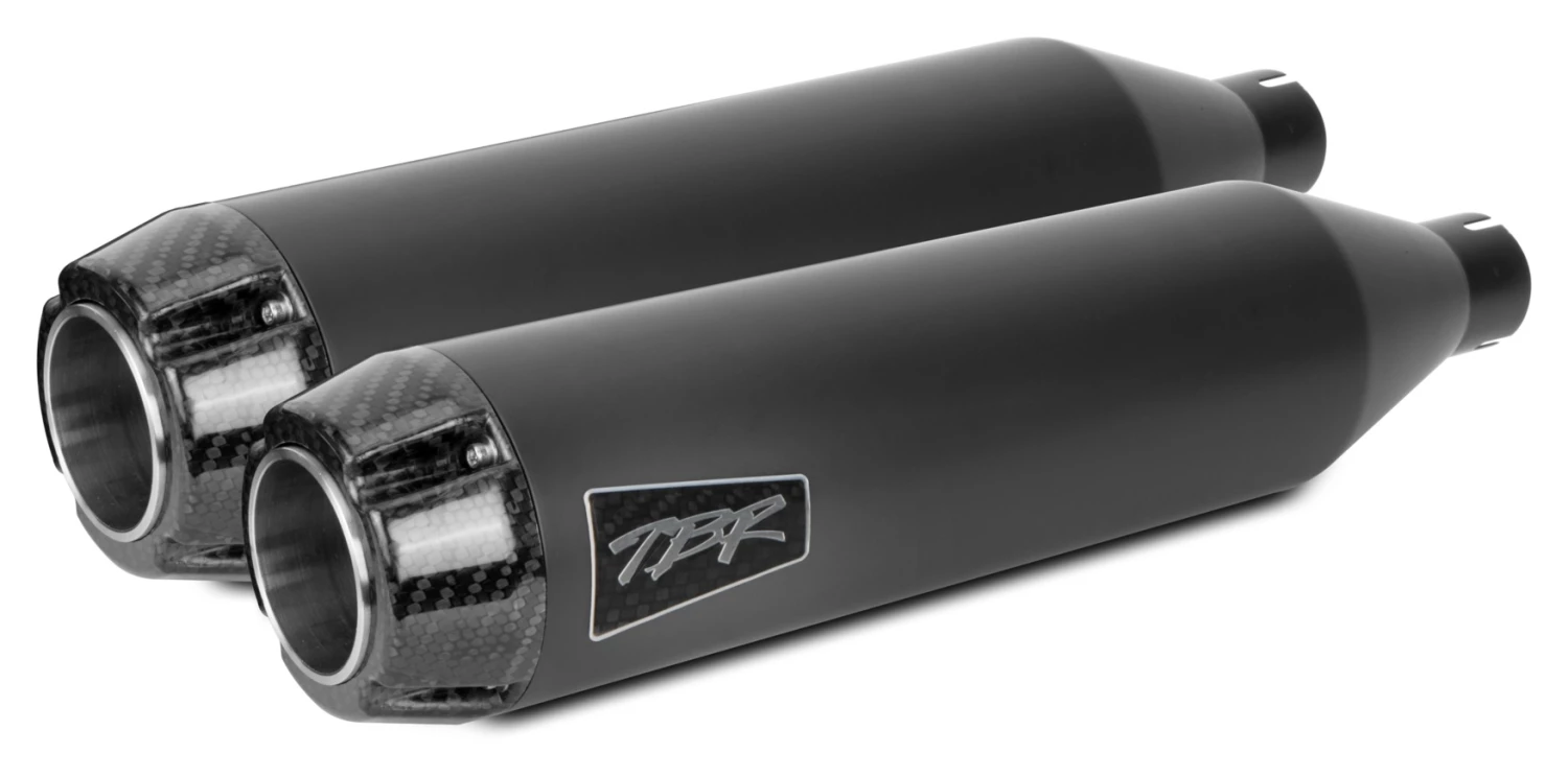 Exhaust Two Brothers Comp-S Short Slip-On Mufflers For Harley - Image 2