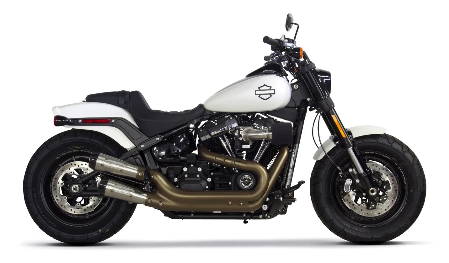 Exhaust Two Brothers Comp-S Short Slip-On Mufflers For Harley - Image 8