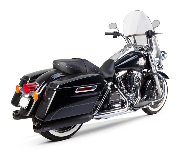 Exhaust Two Brothers Comp-S Slip-On Mufflers For Harley
