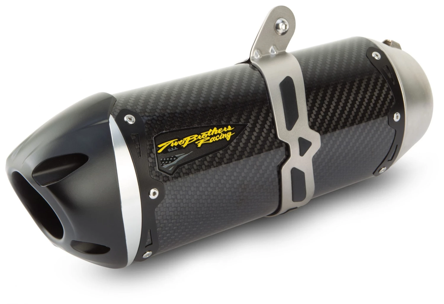 Full System Two Brothers S1R Exhaust System Honda CBR500R 2016-2020 Carbon Fiber [Open Box]