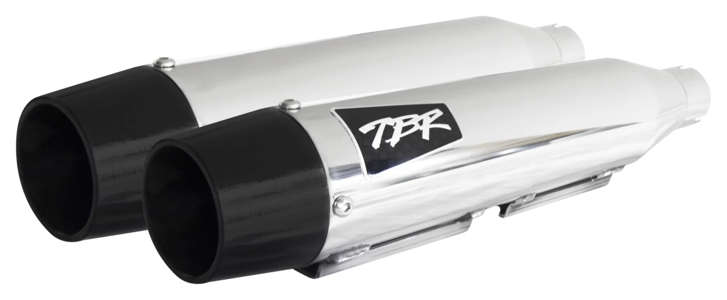 Two Brothers Shorty 3" Slip-On Mufflers For Harley 1991-2022 - Image 4