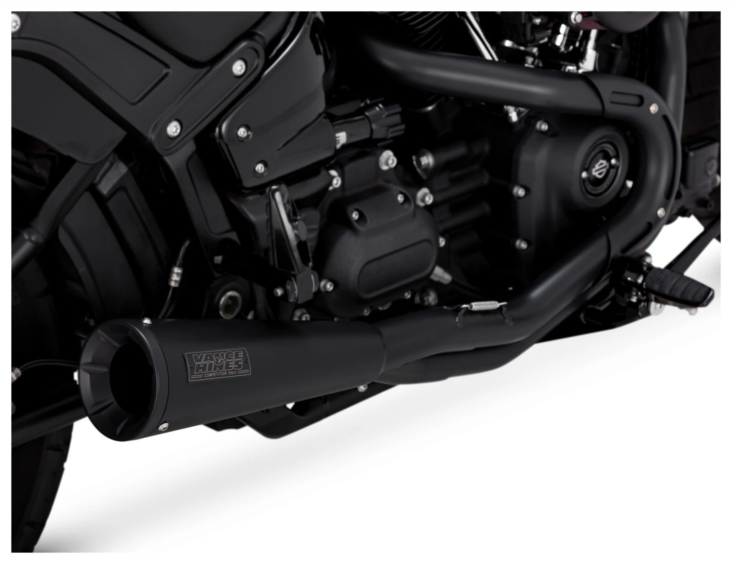 Full System Vance & Hines 2 Into 1 Upsweep Exhaust For Harley Softail 2018-2022 - Image 4